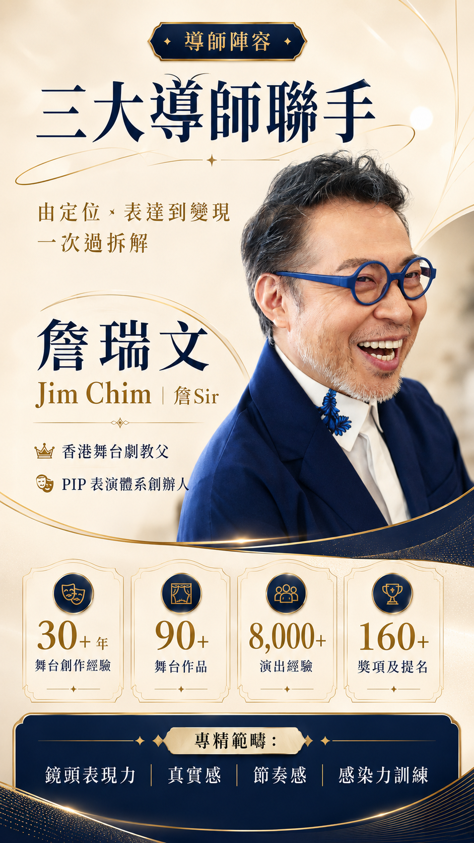 導師陣容 — 詹瑞文 Jim Sir